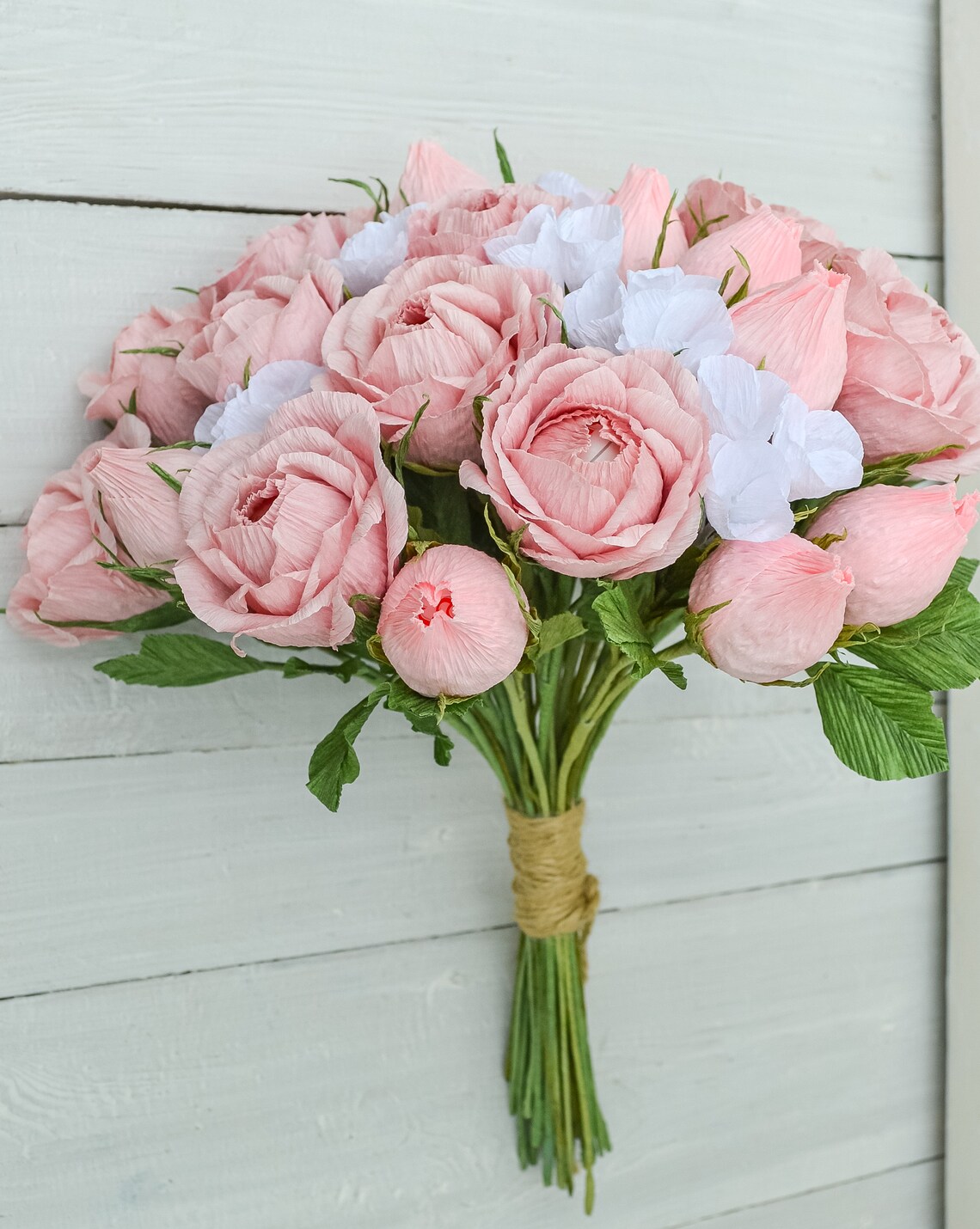 Bridal Paper Bouquet Paper Flowers Table Decor Wedding Etsy