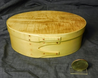 Curly Maple Shaker Box