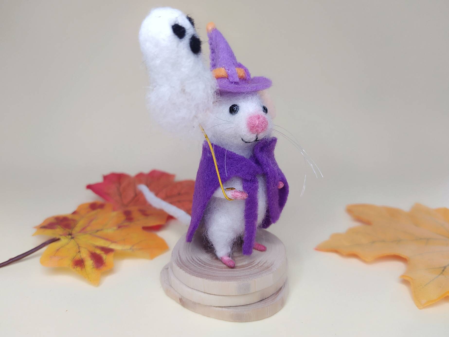 Needle felt mouse halloween decor Etsy