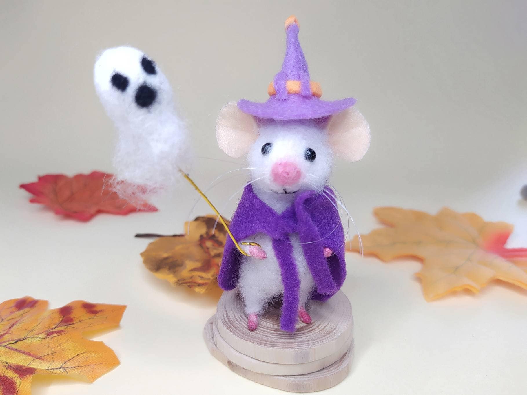 Needle felt mouse halloween decor Etsy