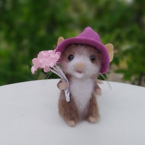 Nadelfilz Maus,Filztier,Miniatur Spielzeug