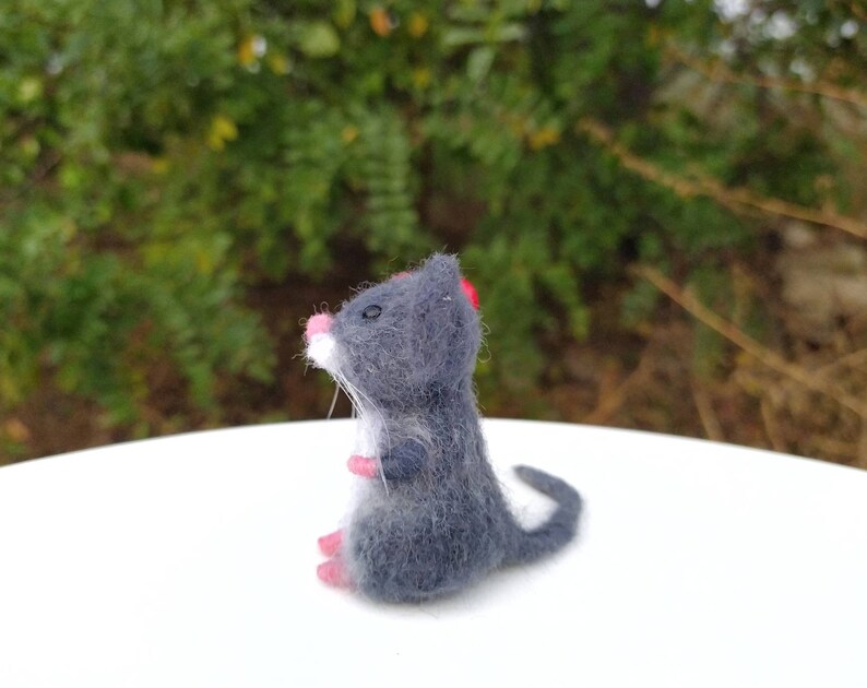 Needle felted mouse wool animals Etsy