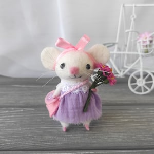 Nadelfilz Miniatur Maus