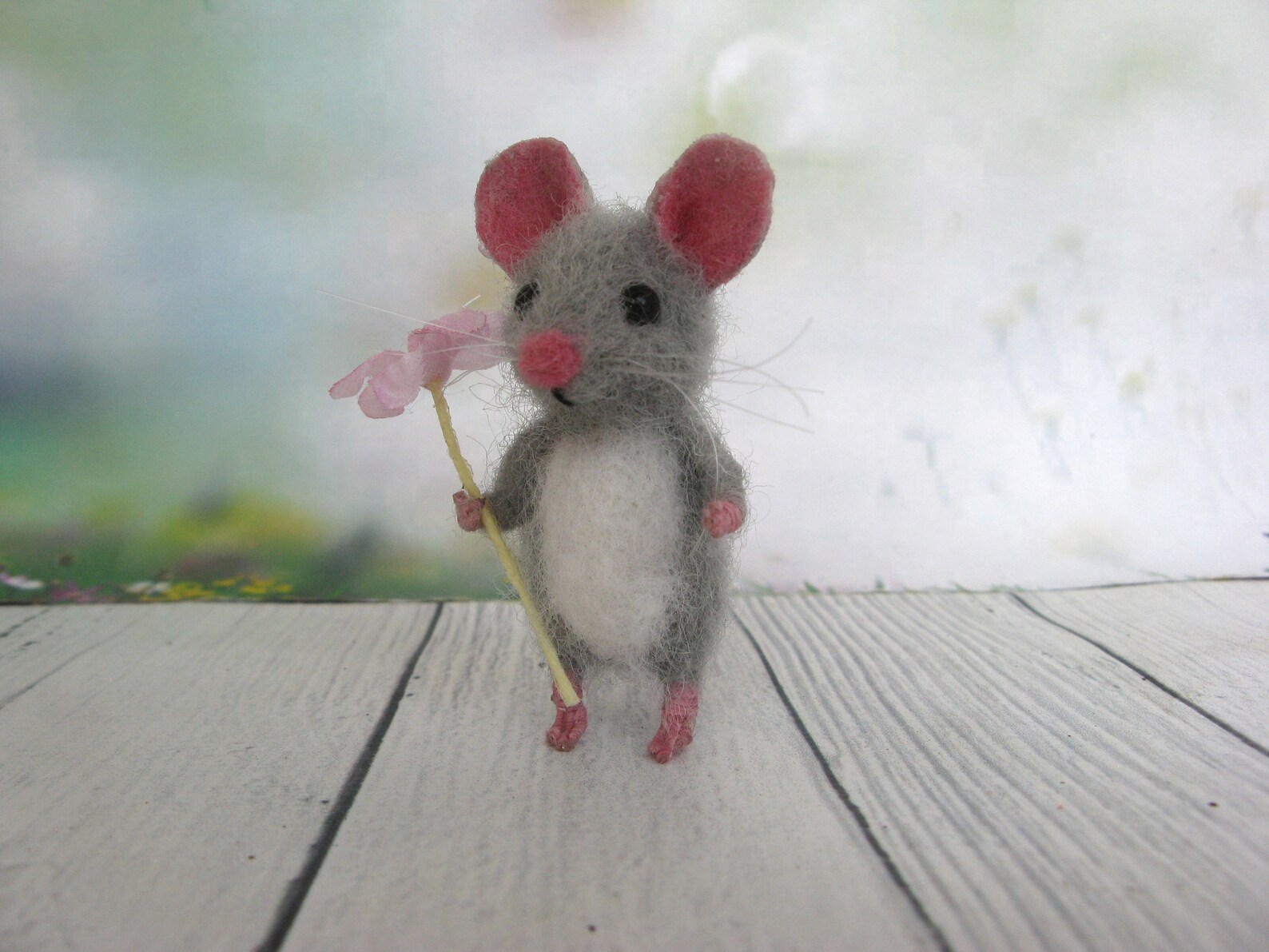 Felt Miniature Field Mice Etsy