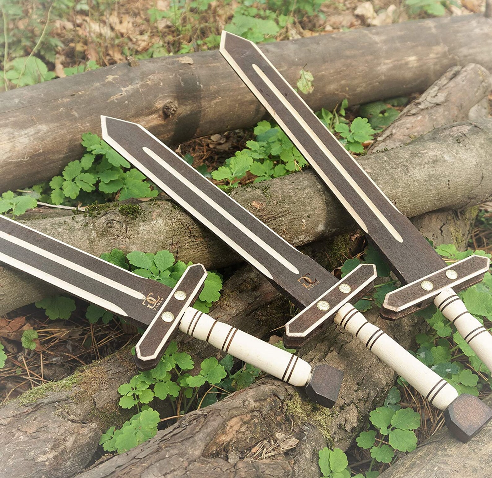 Wooden Swords for Kids 3 Pack EcoFriendly Wooden Toy CA Etsy