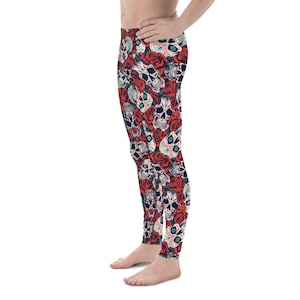 Vintage Day of the Dead Men's Leggings