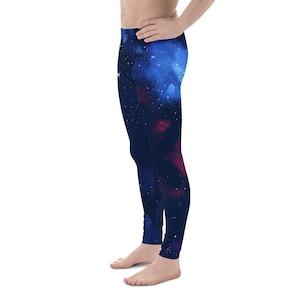 Watercolor Galaxy Men&#39;s Leggings