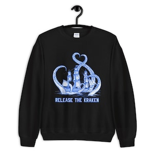 Release The Kraken Unisex Crewneck Sweatshirt