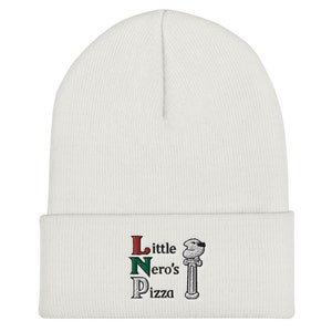 Little Nero&#39;s Pizza Cuffed Beanie