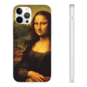 Mona Lisa by Leonardo da Vinci Flexi iPhone Case