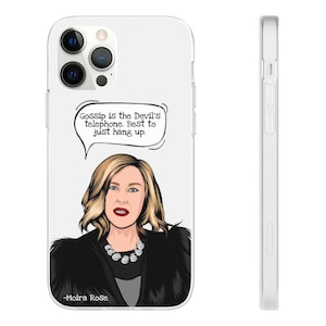 Gossip Is The Devils Telefoon Best To Just Hang Up - Frosty Transparent Sides Telefoon Case