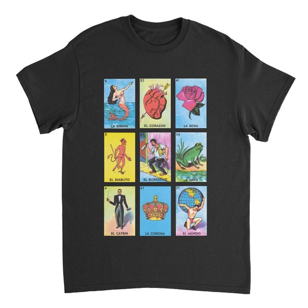 Loteria - T-shirt en coton lourd à manches courtes