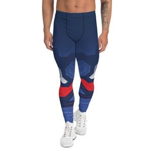 Machinder Blu Tech Leggings Homme