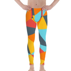 Modern Geometric Men's Leggings