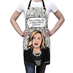 Moira Rose - Stop Action Like A Disgruntled Pelican - Poly Twill Apron