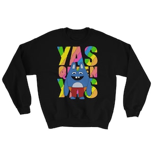 Yas Queen Yas Bingo Bronson Unisex Crew Neck Sweatshirt I Love you Bingo Bronson