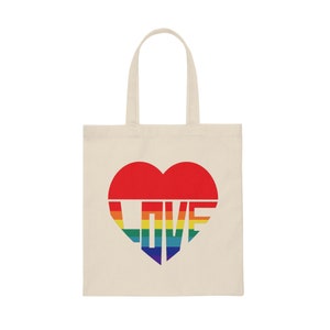Love Unity and Diversity  - Canvas Tote Bag