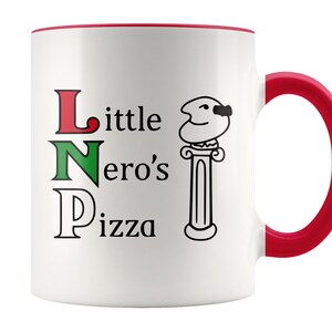 Little Nero&#39;s Accent Color Handle Ceramic Mug