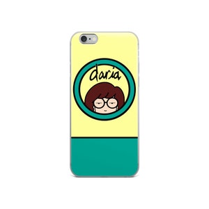 Daria Transparent  - You&#39;re Standing On My Neck Frosty Clear Sides iPhone Case