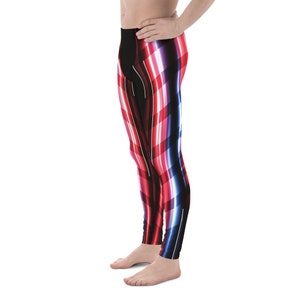 Racetrack Speed Lights Men&#39;s Leggings