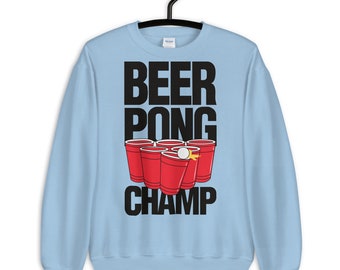 Beer Pong Champ Unisex Crewneck Sweatshirt UK