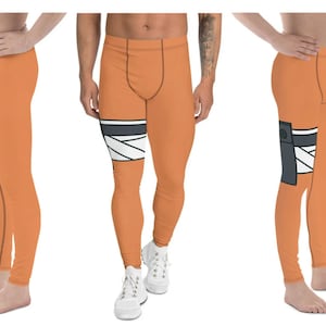 Anime CosPlay Orange Men&#39;s Leggings