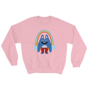 I Love You Bingo Bronson Rainbow Unisex Crew Neck Sweatshirt