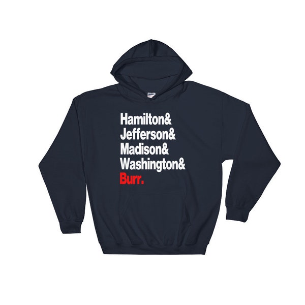 Hamilton Roll Call Unisex Hooded Sweatshirt