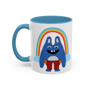 Bingo Bronson Accent Color Ceramic Mug 11oz