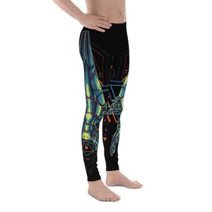 Cyberpunk Futuristic Robot Men's Leggings - Etsy