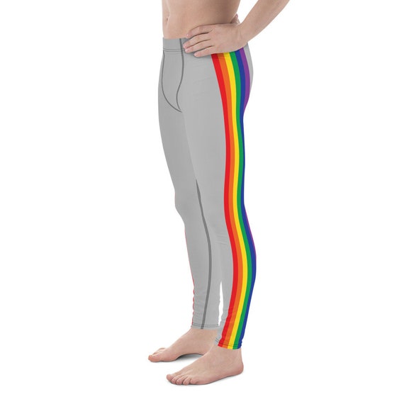 Mens rainbow leggings best sale