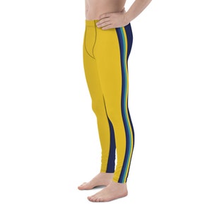 Retro Pin Streifen Herren Leggings