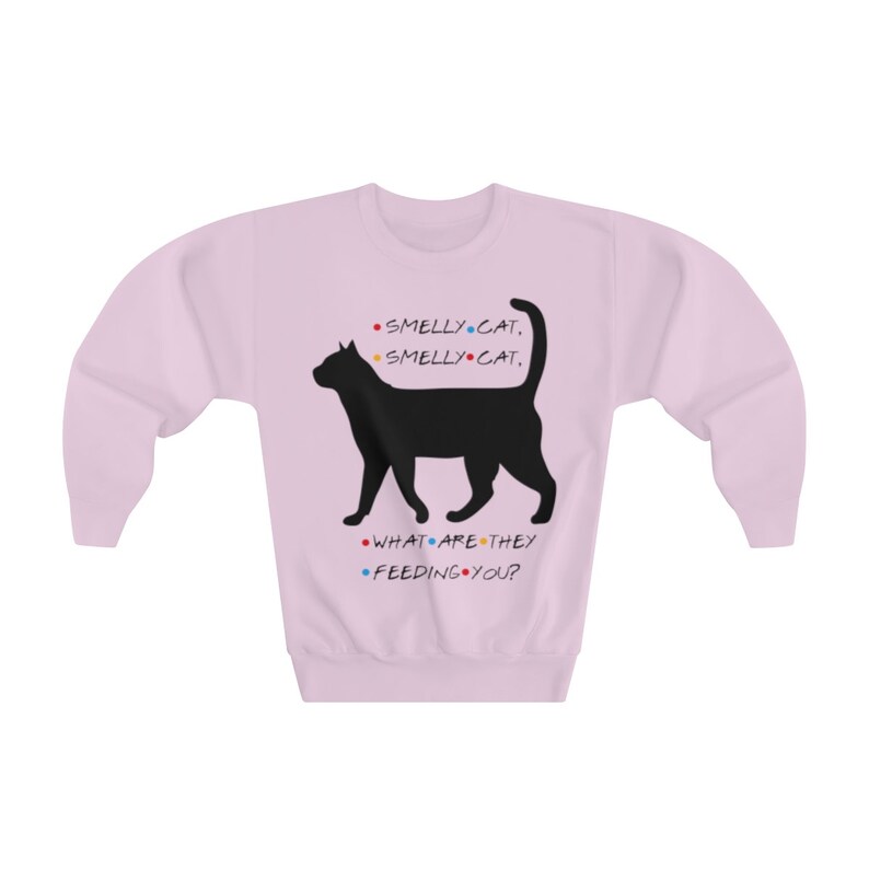 FRIENDS Phoebe Smelly Cat Youth Crewneck Sweatshirt