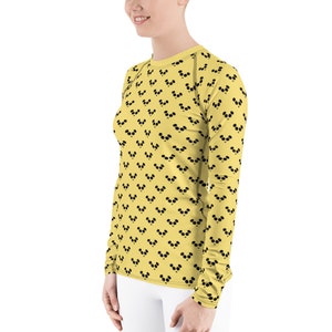 Lady Gaga Paparazzi Mouse Ears Women&#39;s Rash Guard
