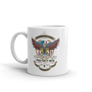 Freedom Isn't Free Ceramic Mug 11 Uncje objętości