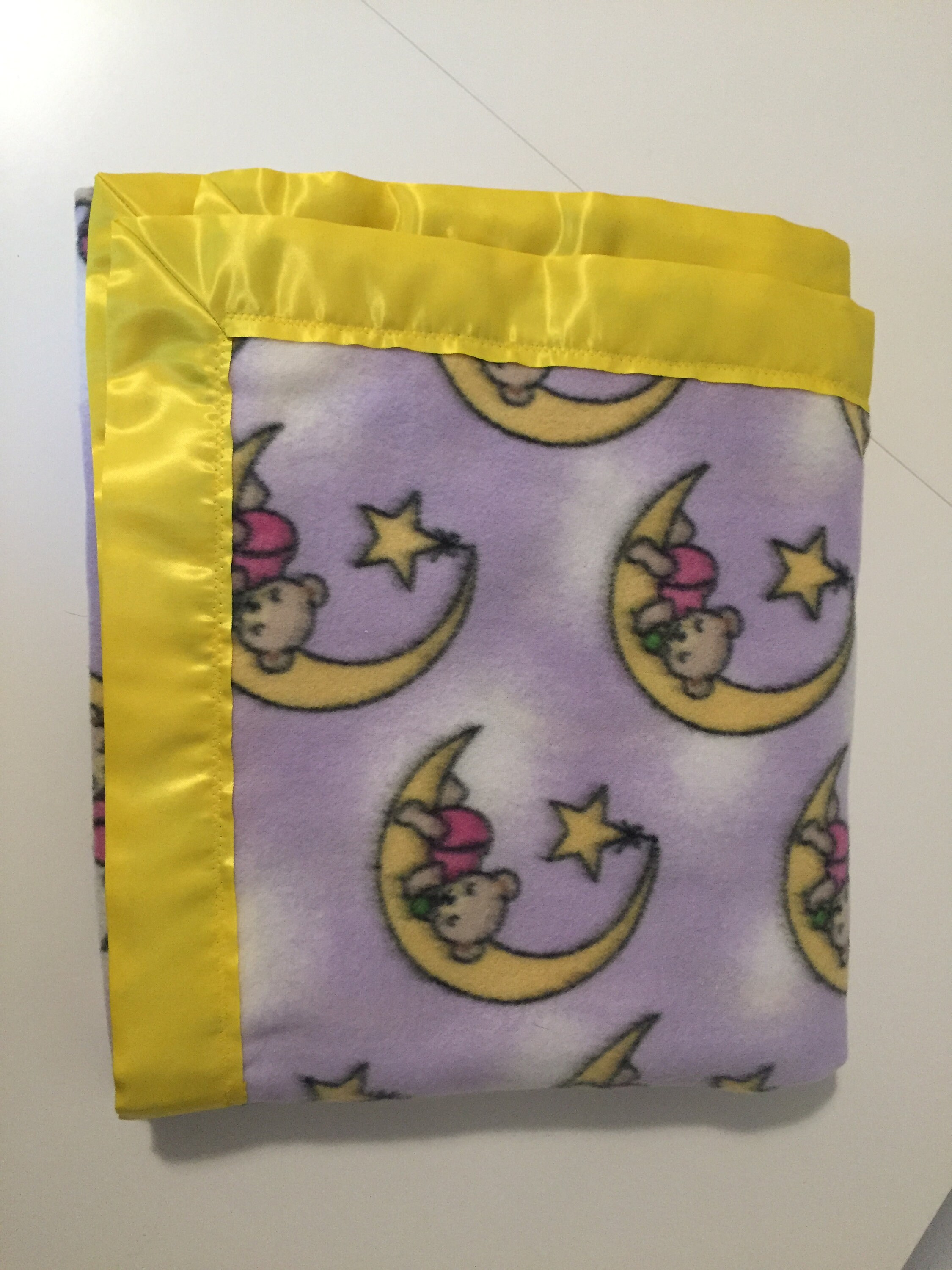 Sleeping Bear Baby Blanket Bear Nursery Theme Baby Bear Etsy