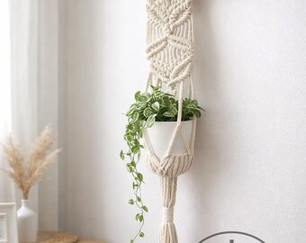 Macrame Plant Hanging (Hanger Only) - Boho Decor