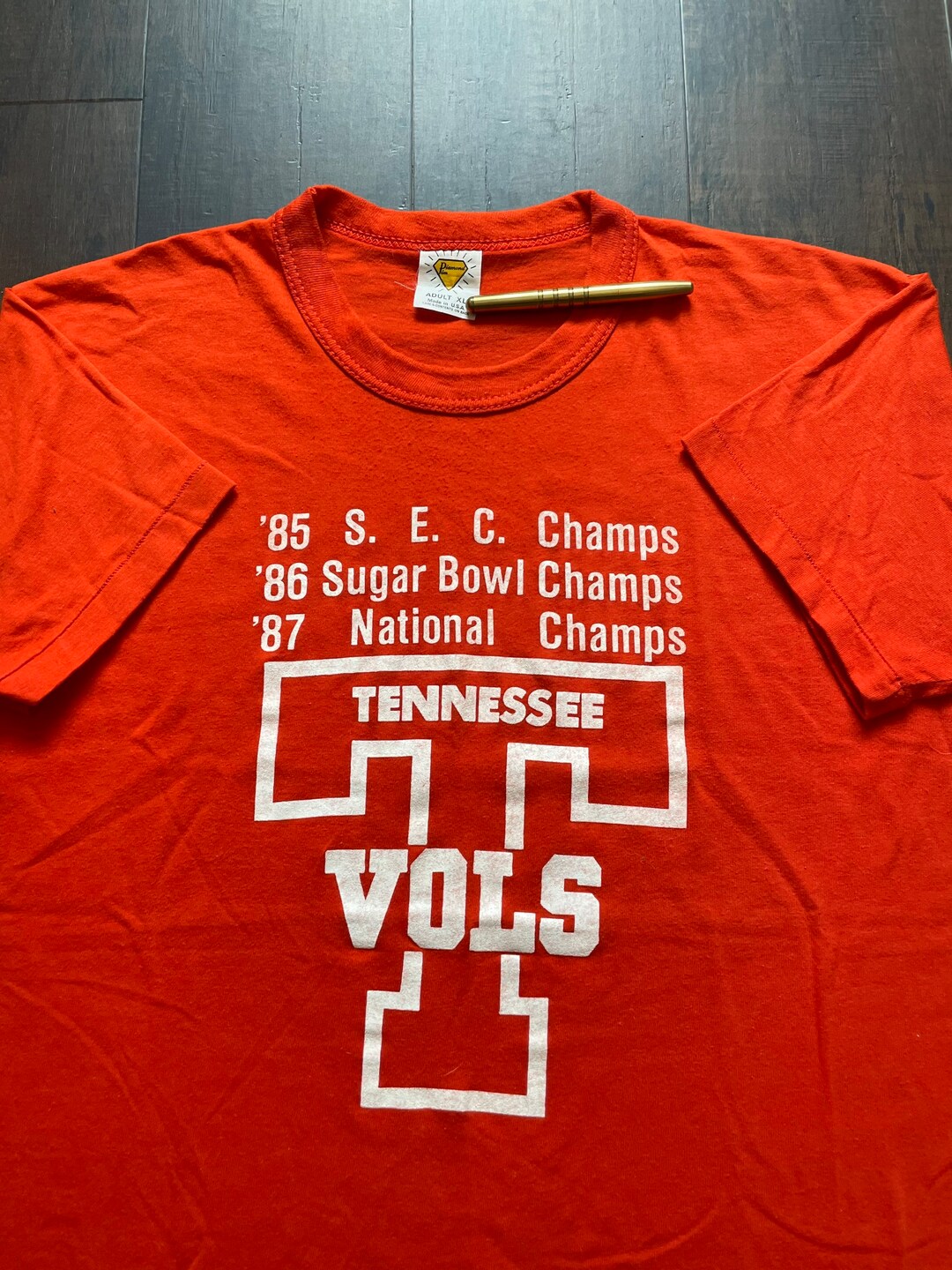 Vintage 80s Tennessee Vols Shirt Size Large Etsy