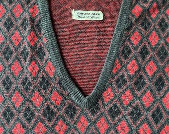 Vintage 1950s Wash N’ Wear Sweater Size M