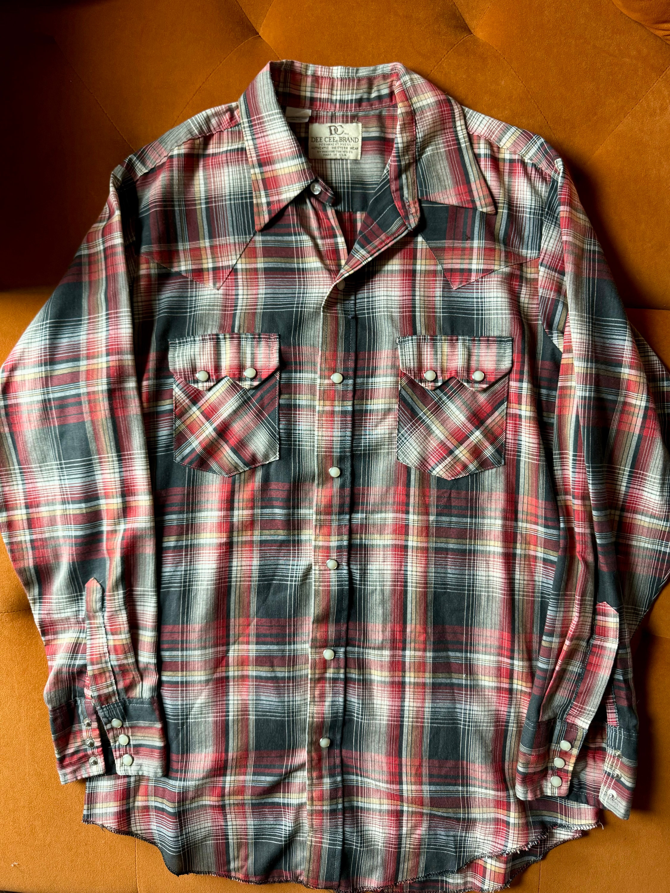 Vintage 70s Deecee Brand Western Pearl Snap Shirt - Etsy