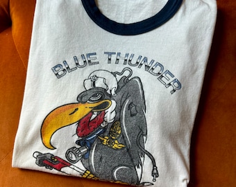 vintage 80s Blue Thunder T Shirt M