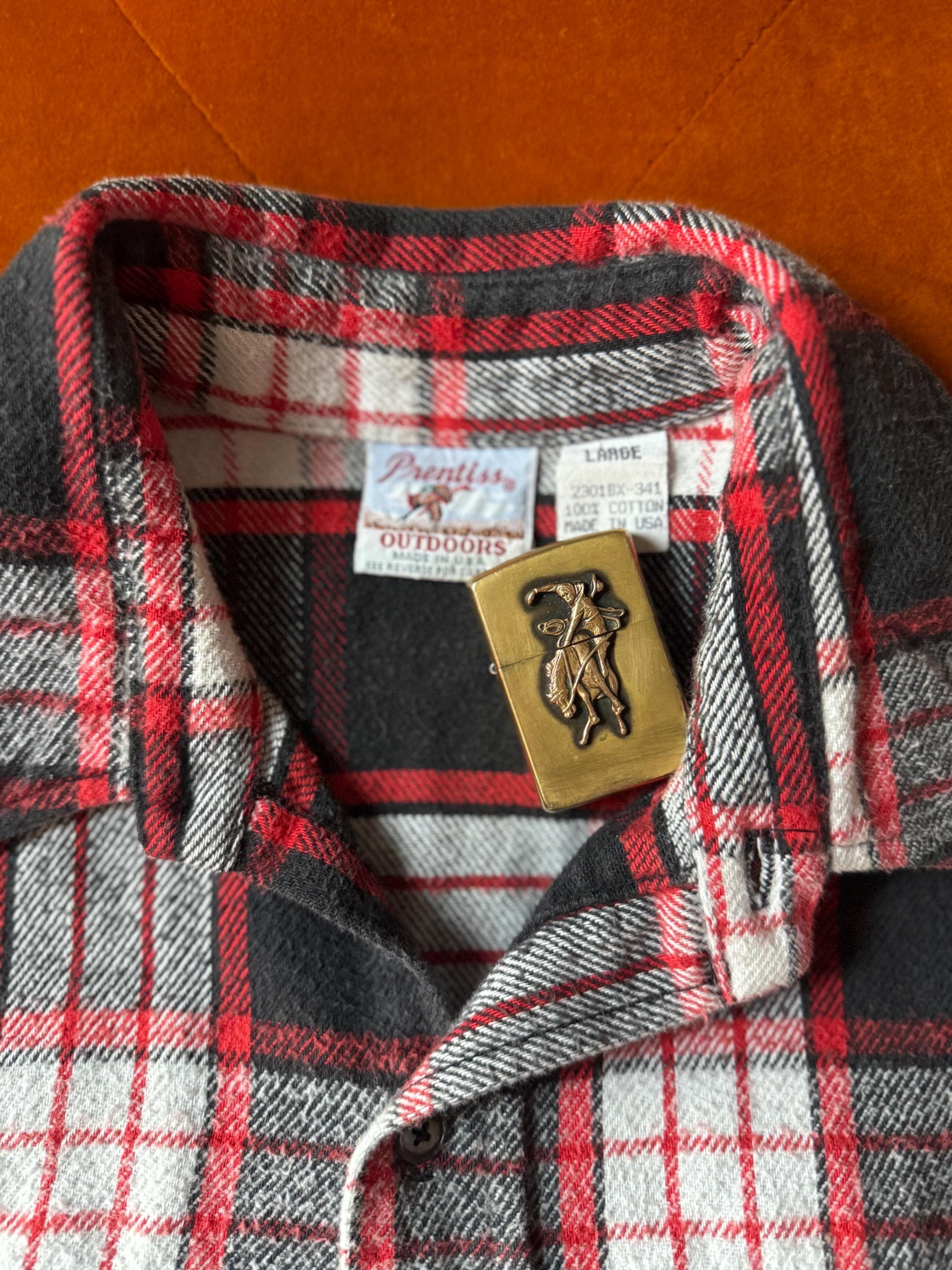 Vintage All Cotton Prentiss Flannel - Etsy