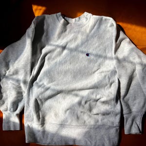 Vintage 80's Champion Reverse Weave Trashed Sweatshirt