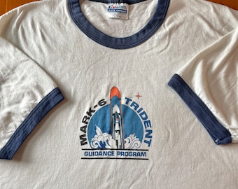 Vintage 80s Mark 6 Trident Ringer Size XL