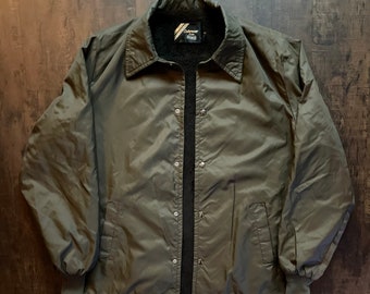 Vintage ‘70s Sears Fur Lined Coaches Jacket Size Large Tall
