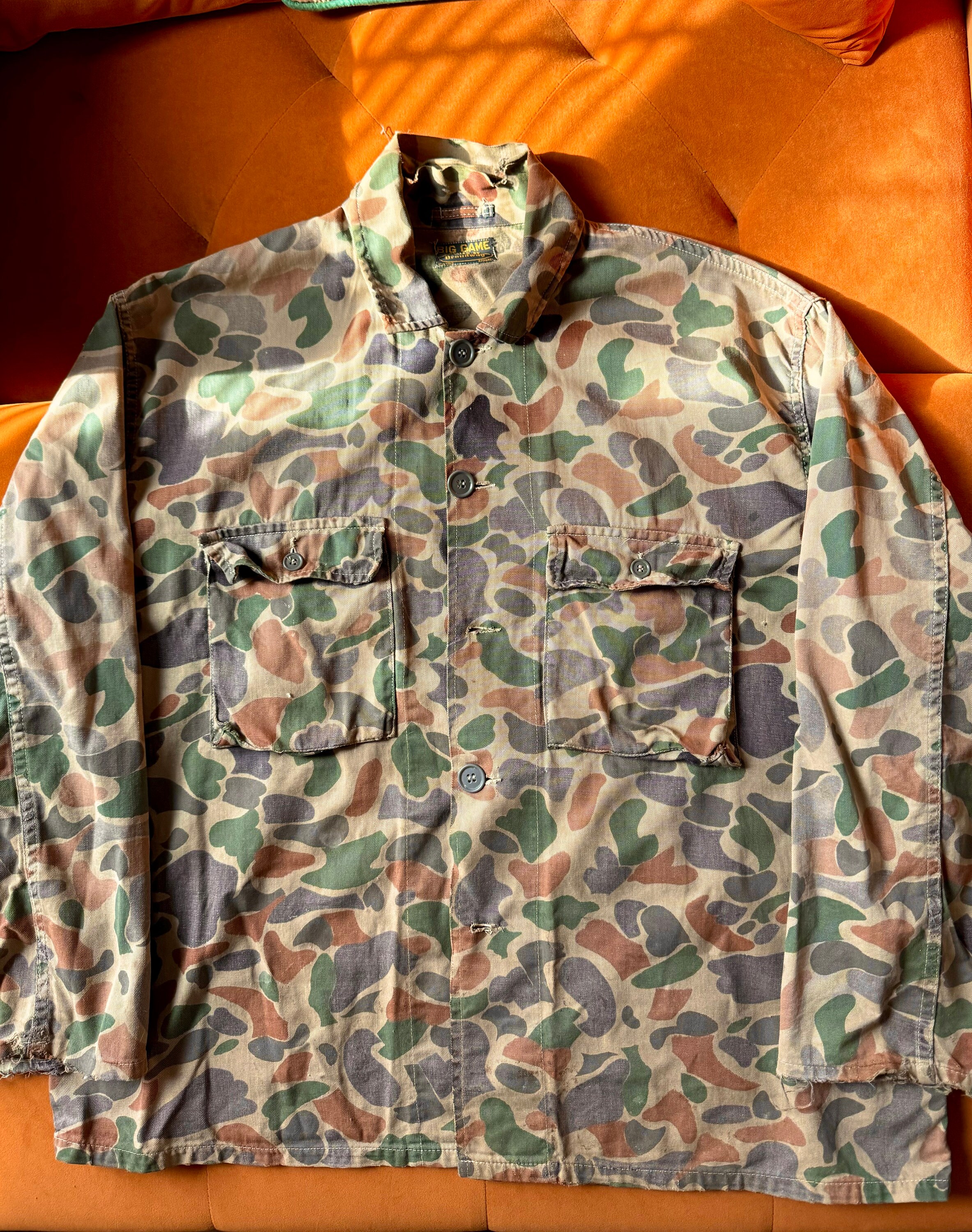 camouflage button up shirt
