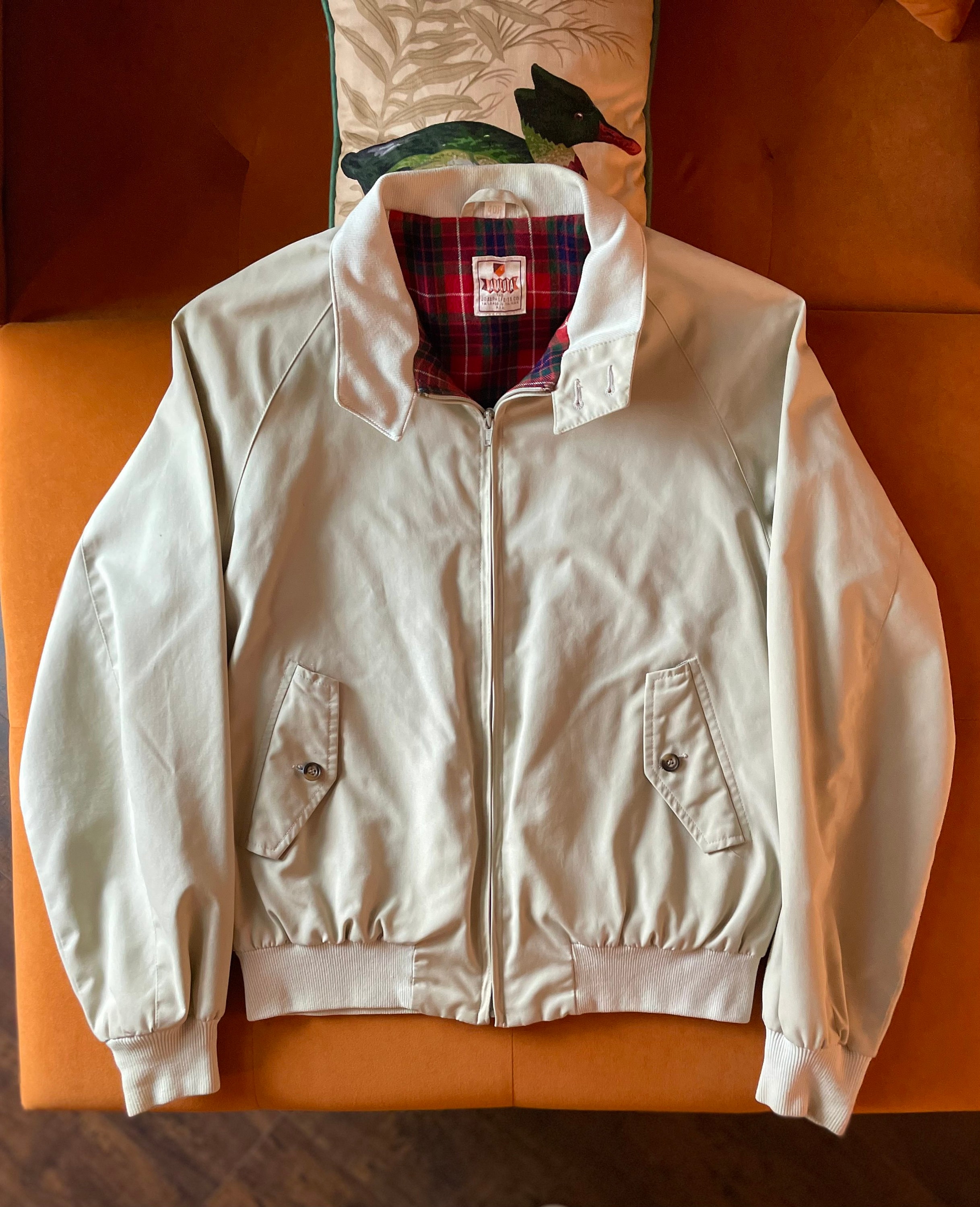 80s BARACUTA big size G9 opti zipper-