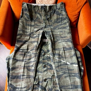 Vintage Tiger Stripe Pants - Etsy 