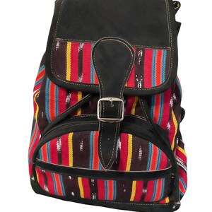 Guatemala Leather Backpack - Etsy display picture 2