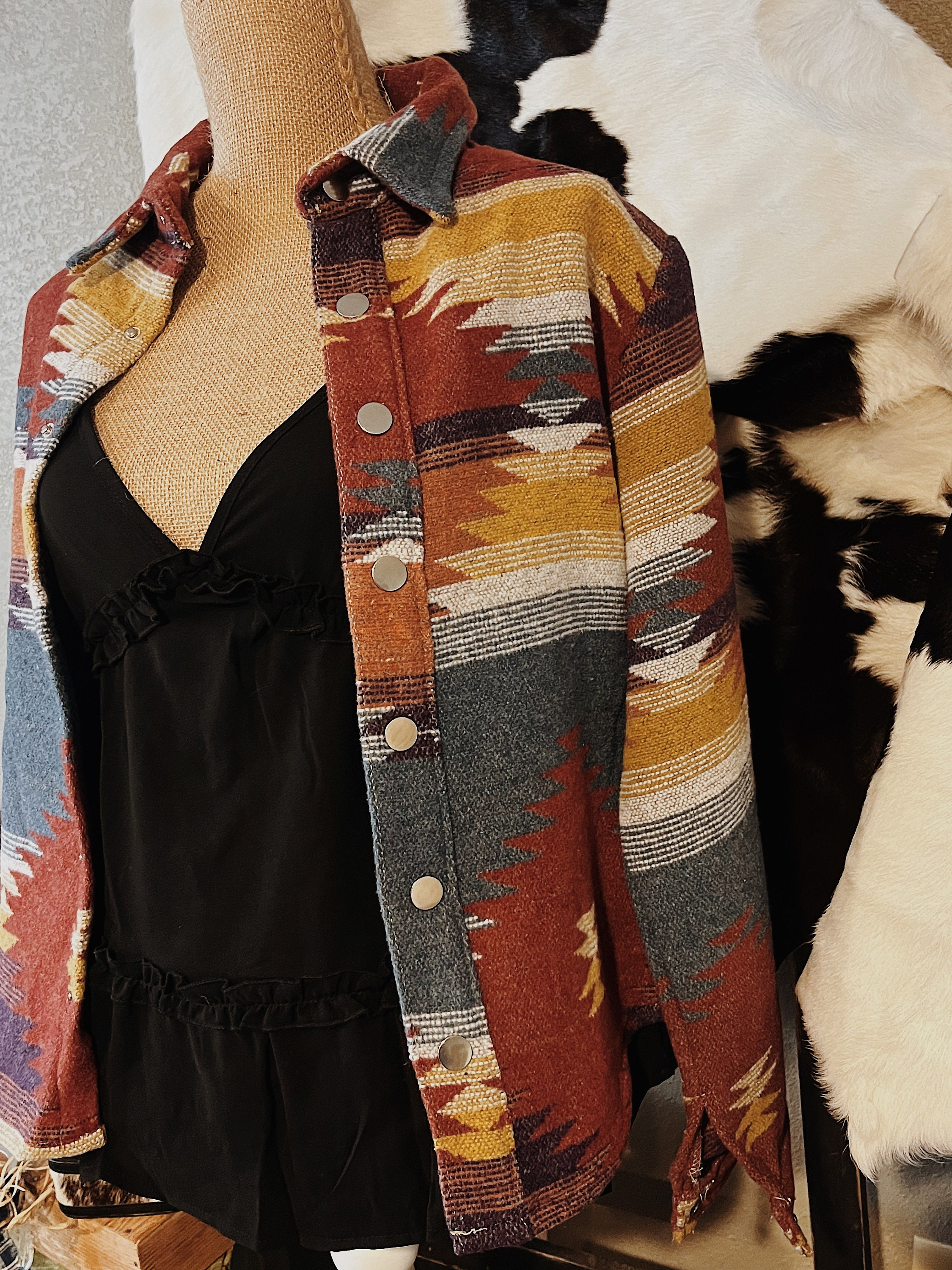 Aztec Shacket - Etsy